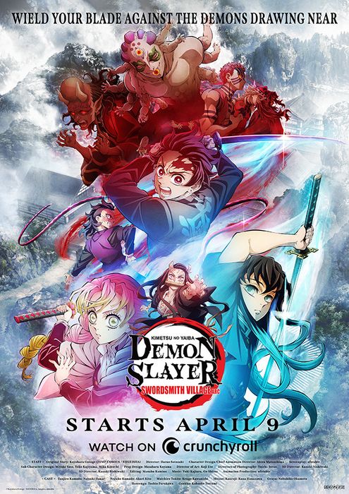 Crunchyroll Sẽ Phát Sóng Arc của Demon Slayer: Làng Thợ Kiếm Tuần Tới