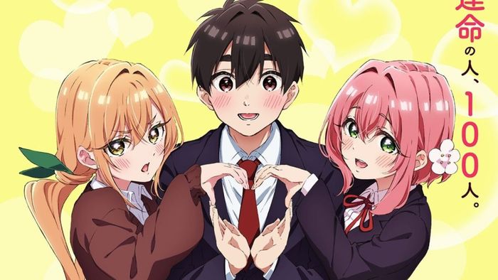 Video Quảng Bá Mới Cho Anime Harem ‘100 Kanojo’ Giới Thiệu Bài Hát Mở Đầu bìa