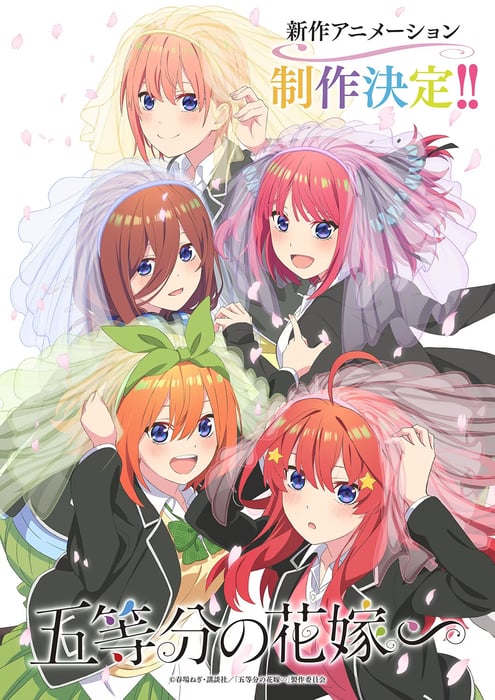 Công Bố Anime Phụ Truyện Mới Cho The Quintessential Quintuplets!