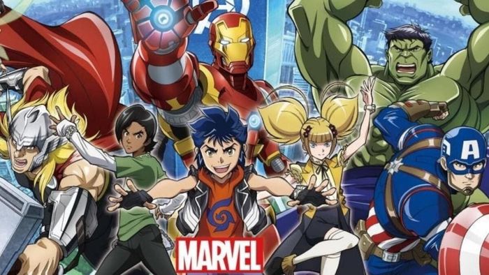 Bìa Anime “Future Avengers” của Marvel Đang Phát Sóng trên YouTube