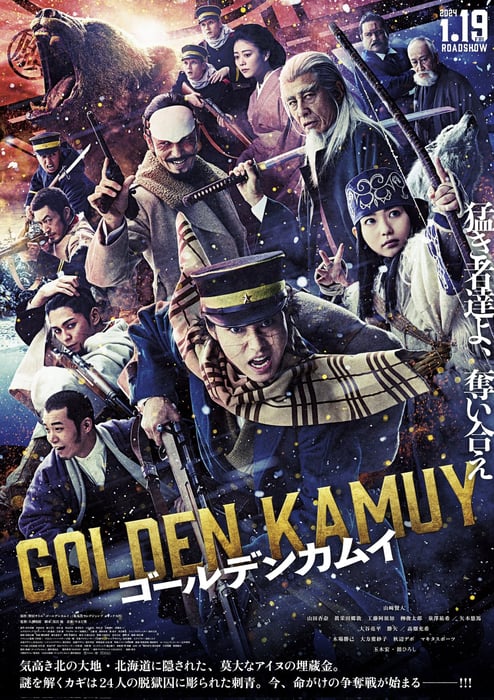 Hình ảnh chính thức của Golden Kamuy Live-Action