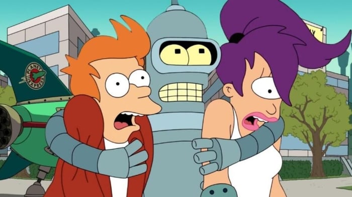 Bìa 'Futurama' với câu chuyện ẩn!