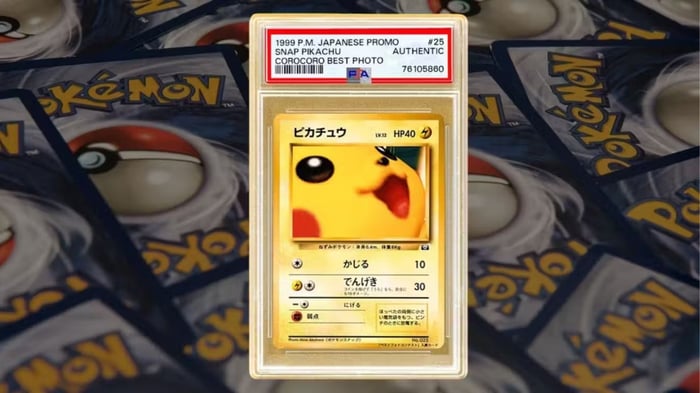 Thẻ Bài Pokemon Snap Pikachu