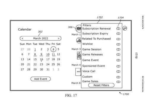 Sony đăng ký bằng sáng chế cho một giao diện người dùng mới dựa trên lịch cho PlayStation 5