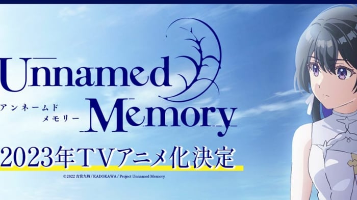 Bìa Bộ Light Novel 'Unnamed Memory' Sẽ Được Chuyển Thể Thành Anime Truyền Hình Vào Năm 2023