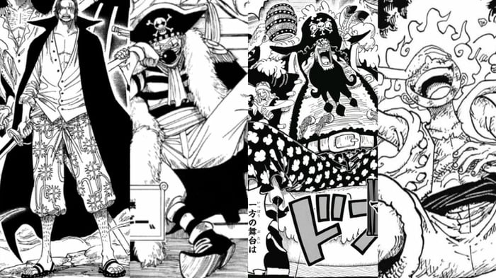 Bìa của Chapter 1053 của One Piece: Bí mật Vị Hoàng Đế Mới được Tiết Lộ!