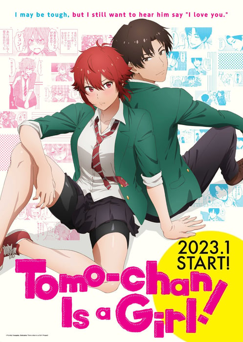 Crunchyroll Trình Bày Anime ‘Tomo-chan Is a Girl!’ Sẽ Ra Mắt vào Tháng 1 Năm 2023