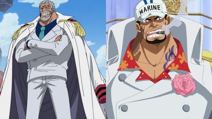 Bìa của cuộc tranh luận Garp vs. Akainu: Hãy Dàn Xếp Cuộc Tranh Luận Một Lần Và Mọi Lần