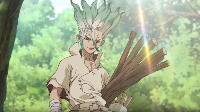 Dr. Stone Chương 215 Cho Thấy Senku Quay Trở Lại Với Ước Mơ Thơ Ấu Đầu Tiên Của Mình Bìa