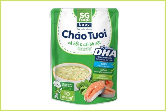 Cách nấu cháo cải bó xôi cho bé 6 tháng ngon