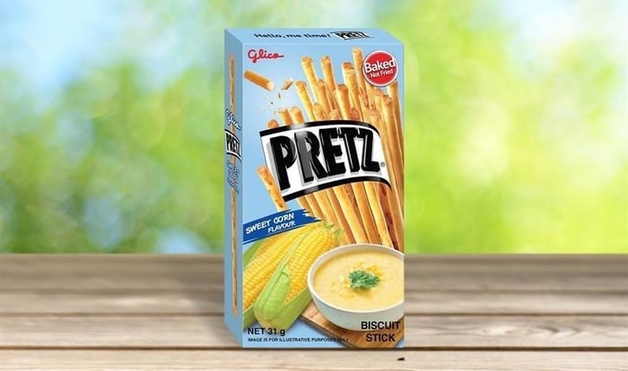 Bánh que Glico Pretz vị bắp ngọt hộp 31g (từ 3 tuổi)