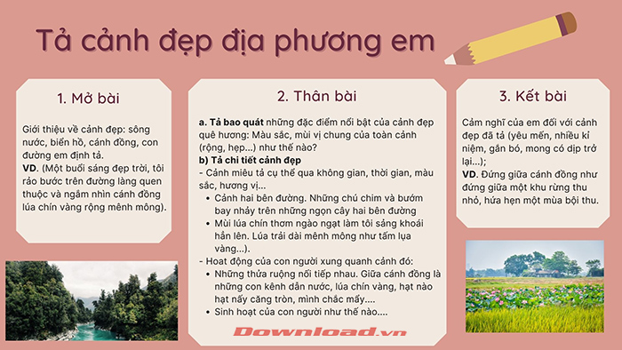 Văn mẫu 2: Tả làng chài ven biển