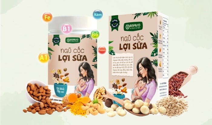 Ngũ cốc Anpaso hỗ trợ lợi sữa 500g