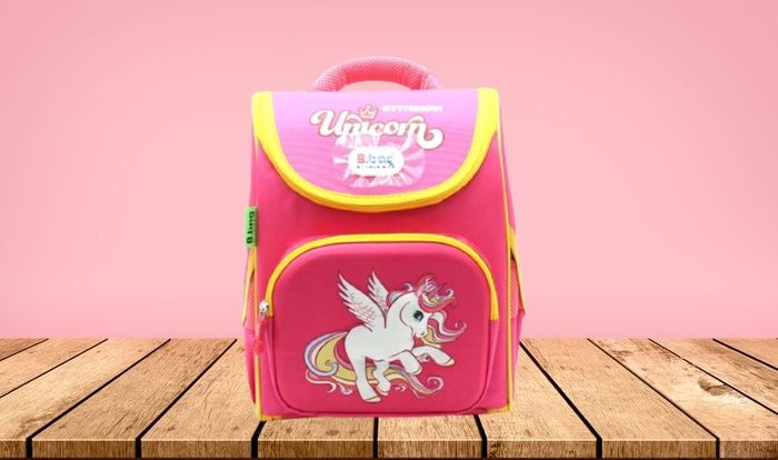 Balo chống gù B.Bag Genius Box F2-Unicorn B-12-106 màu hồng