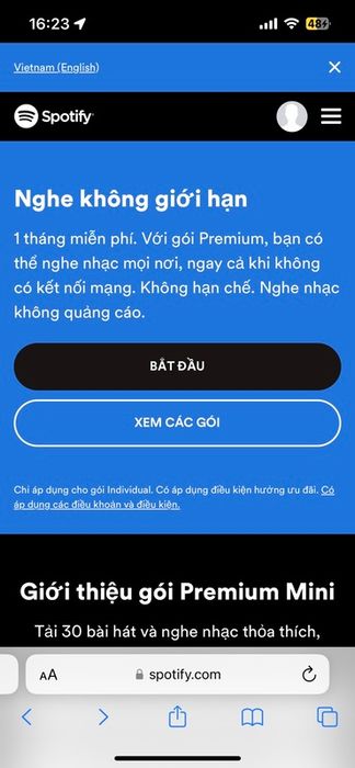 Hướng dẫn thanh toán Spotify Premium qua MoMo