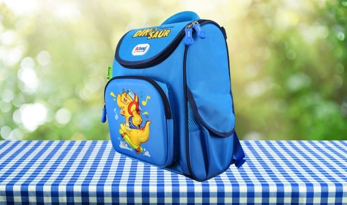 Balo chống gù B.Bag Genius Box F2-Dinosaur B-12-109 màu xanh đậm