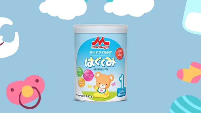 Sữa bột Morinaga Hagukumi số 1 850g (0 - 6 tháng)