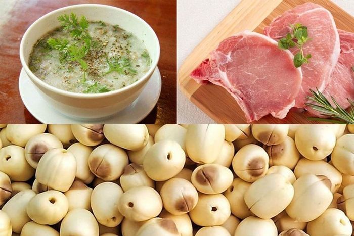 Cháo sen thịt heo cho bé ăn dặm