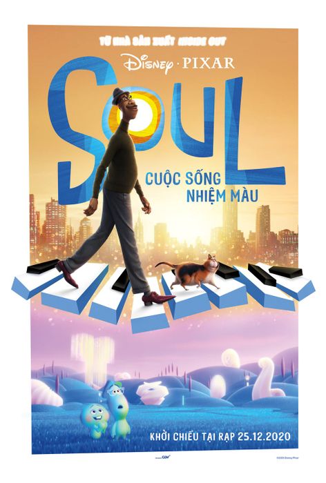 Poster Chính Thức của Phim Soul: Sự Ý Nghĩa Của Cuộc Sống