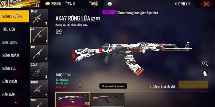 AK47 Rồng lửa