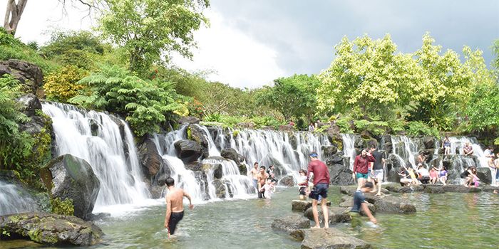 Khi đến với Suối Mơ, bạn được trải nghiệm không gian trong lành, đẹp như trong tranh.