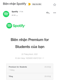 Hướng dẫn đăng ký Spotify Premium cho sinh viên