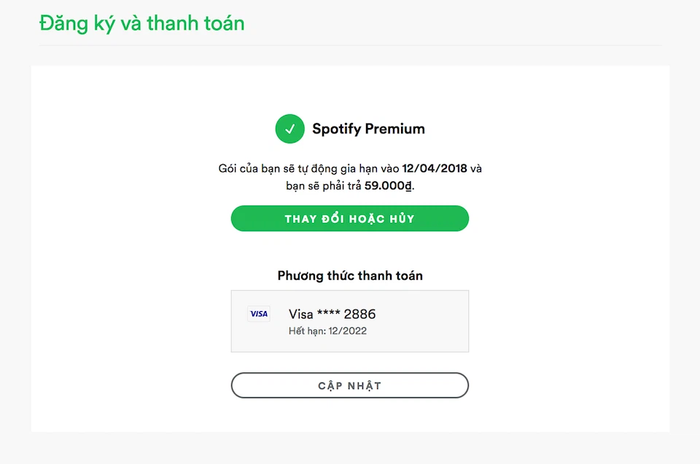 Hướng dẫn cách hủy dịch vụ Spotify Premium