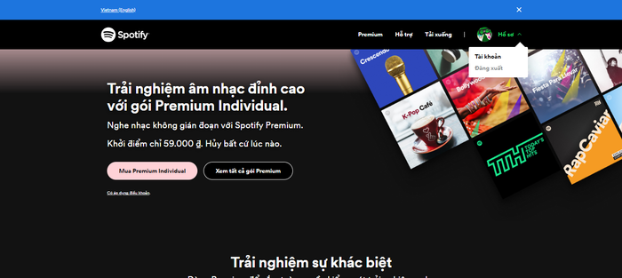 Hướng dẫn cách huỷ gói dịch vụ Spotify Premium