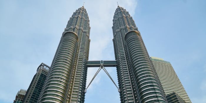 Biểu tượng của Malaysia: Tháp đôi Petronas.