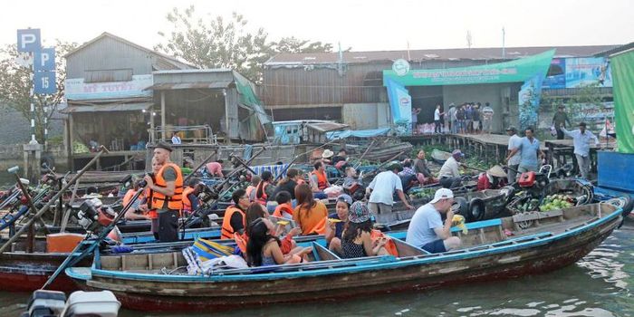 Bạn có thể đặt tour hoặc thuê tàu ngay tại bến Ninh Kiều.