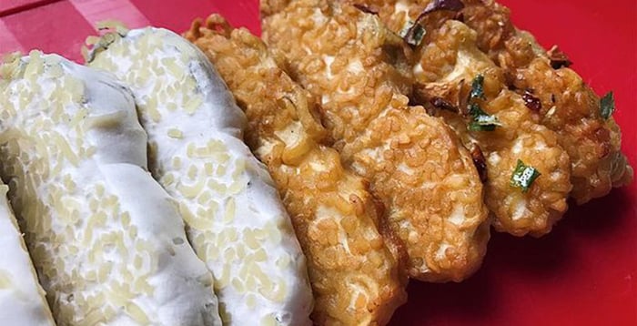  Bánh Tempeh được làm từ đậu tương lên men