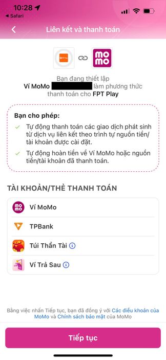 Bước 4: Liên kết thành công và bạn có thể xem FPT Play ngay từ bây giờ.