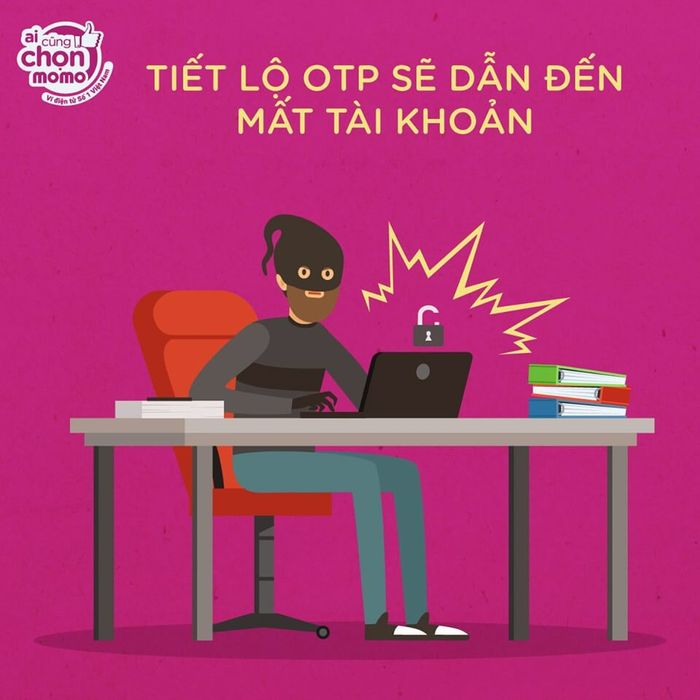 đánh cắp tài khoản thông qua mã xác thực OTP