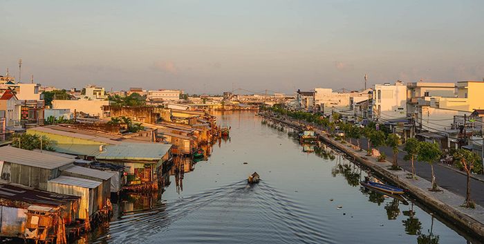 Cảnh sắc yên bình của Cà Mau vào buổi sáng