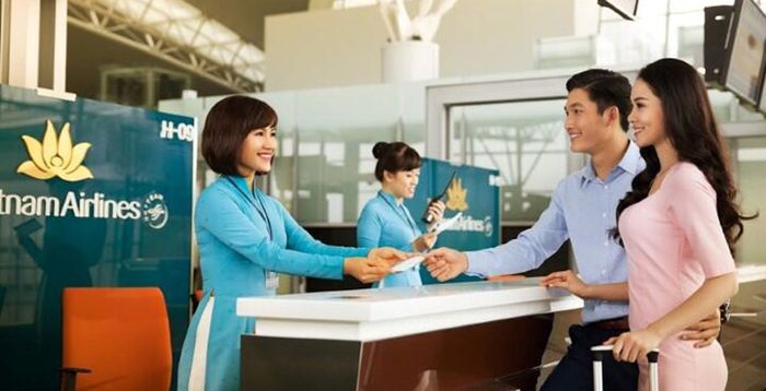 Thuận lợi khi làm thủ tục check-in tại sân bay.