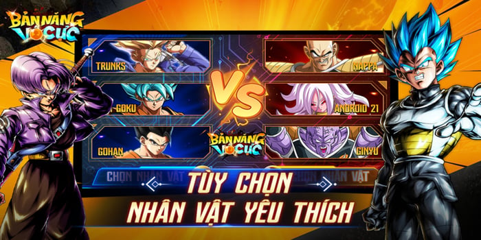 Thỏa sức chọn lựa nhân vật ưa thích