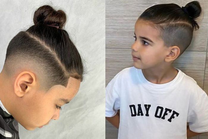 Tóc man bun dài mang phong cách độc đáo và chuẩn soái ca cho bé yêu của bạn