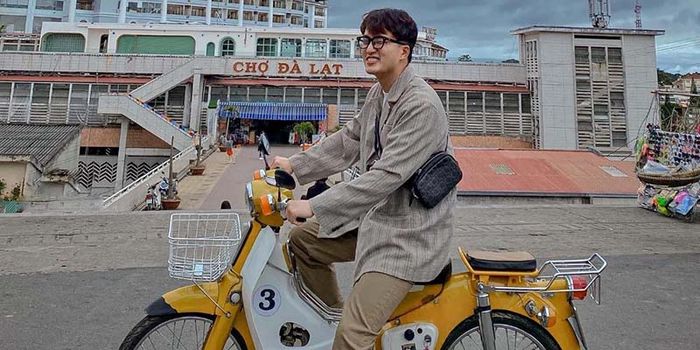 Chợ Đà Lạt nhìn từ xa.