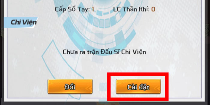 Bước 2: Cuộn xuống dưới và chọn “Cài đặt” 