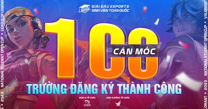 Đã có 100 trường đăng ký tham gia thành công tại giải đấu NSOC