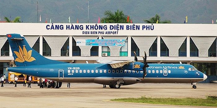 Góc nhìn tại cảng hàng không Điện Biên Phủ