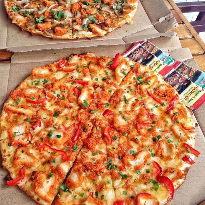 'Hình ảnh của Pizza Domino luôn làm cho vị giác của khách hàng thôi thúc phải không nhỉ?'