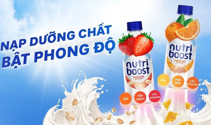 Sữa trái cây Nutriboost cung cấp nhiều dưỡng chất hỗ trợ tăng cường hệ miễn dịch