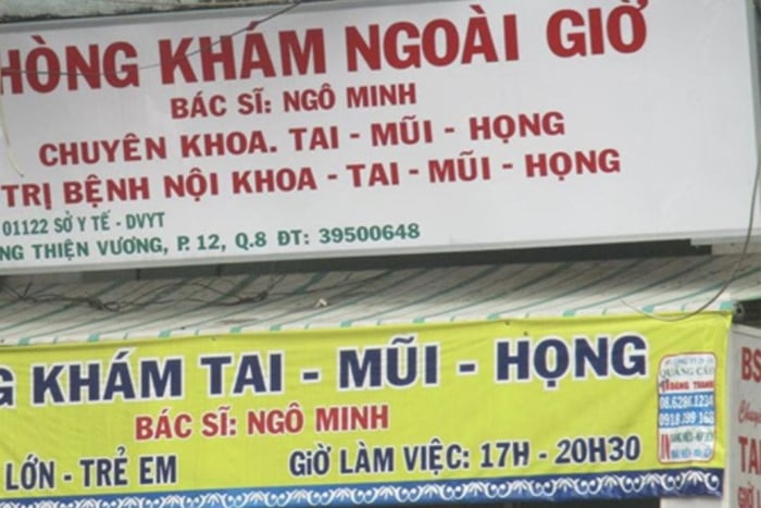 Phòng khám tai mũi họng tại Quận 8 do bác sĩ Ngô Minh quản lý