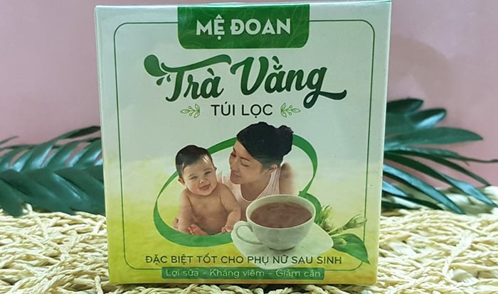 Trà vằng túi lọc Mệ Đoan 150g: Hỗ trợ tăng lượng sữa, chống viêm và giảm cân