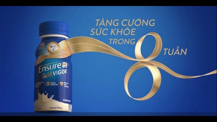 Hộp 6 chai sữa bột sẵn sàng pha Ensure Gold Vigor vị vani 237 ml