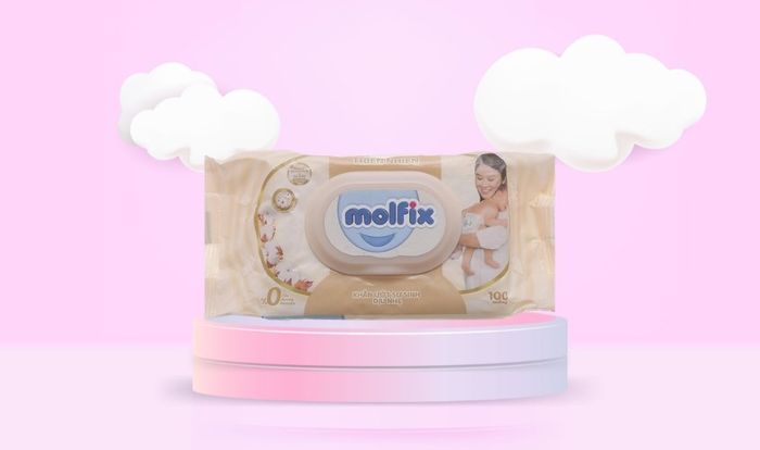 Sản Phẩm Khăn Ướt Molfix Dành Cho Sơ Sinh