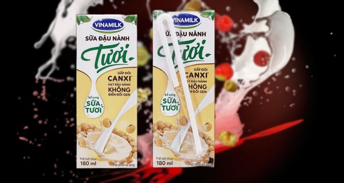 Sữa đậu nành tươi Vinamilk 180 ml