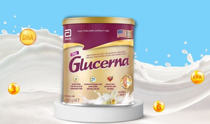 Sữa bột Abbott Glucerna vị vani 400g (dành cho người bệnh tiểu đường)