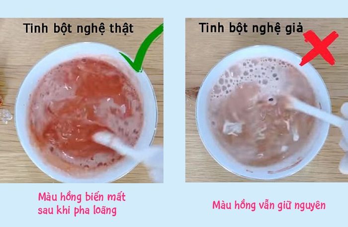 Kiểm tra tinh bột nghệ có chứa Metanil không bằng HCL